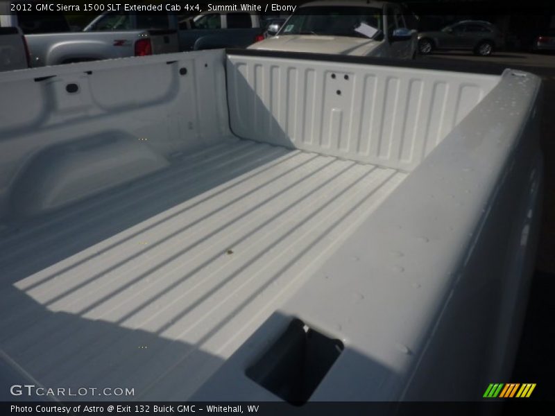 Summit White / Ebony 2012 GMC Sierra 1500 SLT Extended Cab 4x4