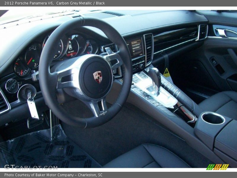 Carbon Grey Metallic / Black 2012 Porsche Panamera V6
