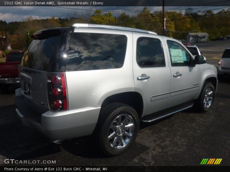 Quicksilver Metallic / Ebony 2012 GMC Yukon Denali AWD