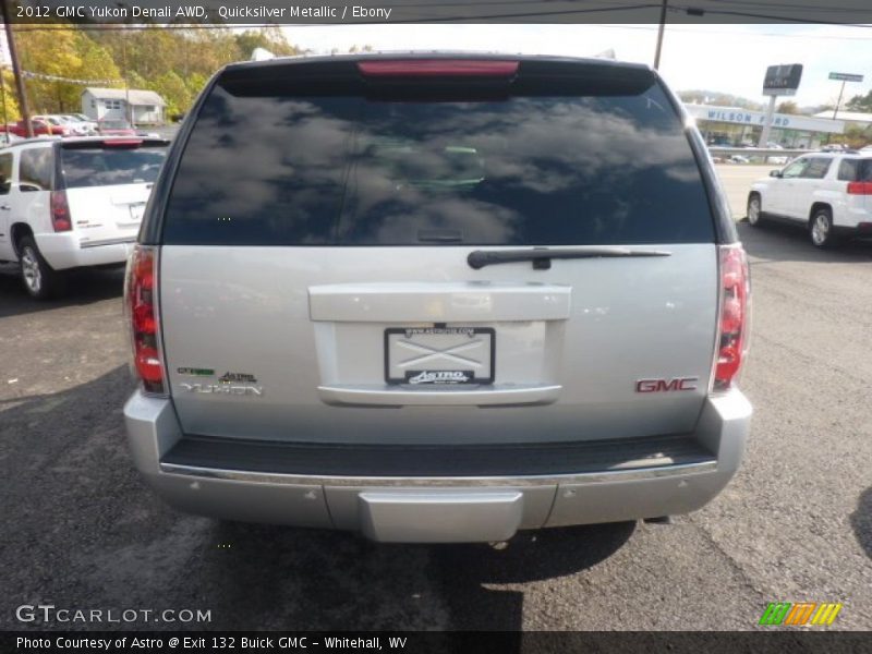 Quicksilver Metallic / Ebony 2012 GMC Yukon Denali AWD