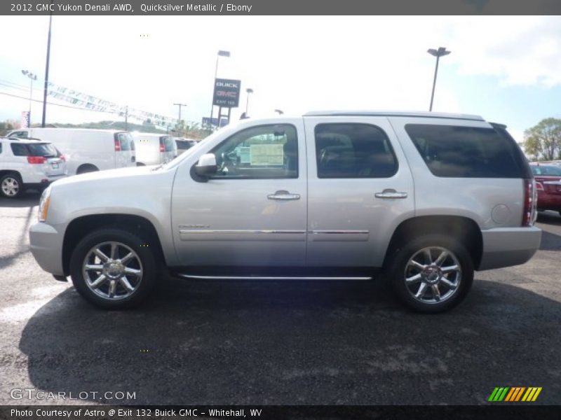 Quicksilver Metallic / Ebony 2012 GMC Yukon Denali AWD