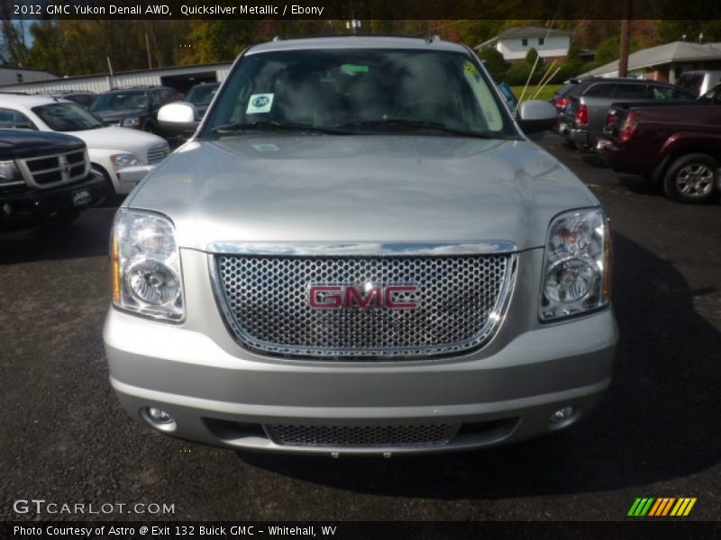 Quicksilver Metallic / Ebony 2012 GMC Yukon Denali AWD