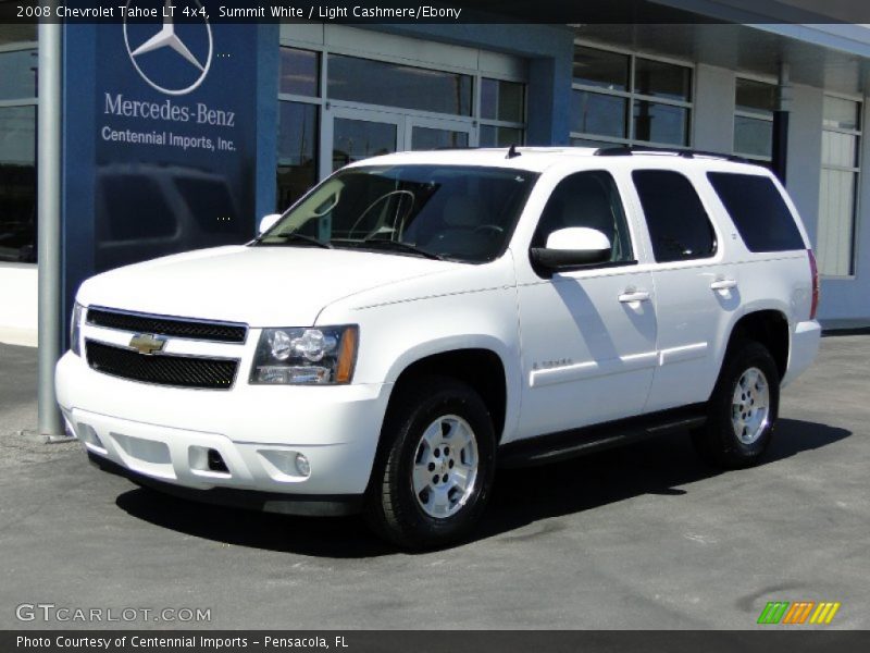 Summit White / Light Cashmere/Ebony 2008 Chevrolet Tahoe LT 4x4