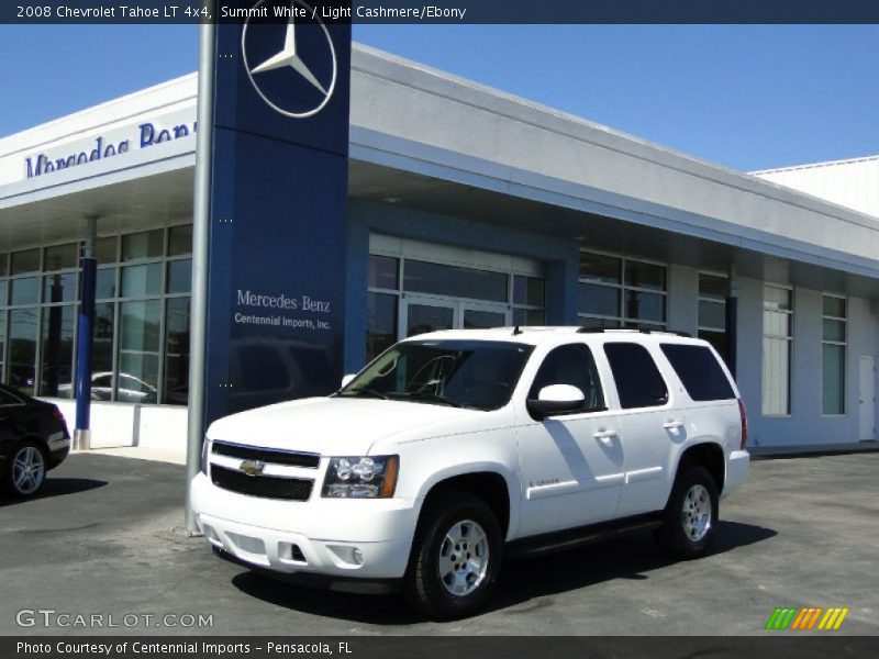 Summit White / Light Cashmere/Ebony 2008 Chevrolet Tahoe LT 4x4