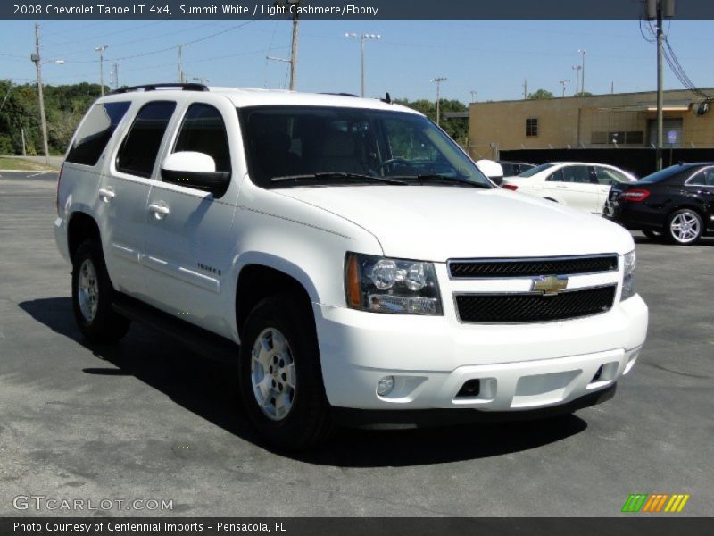 Summit White / Light Cashmere/Ebony 2008 Chevrolet Tahoe LT 4x4