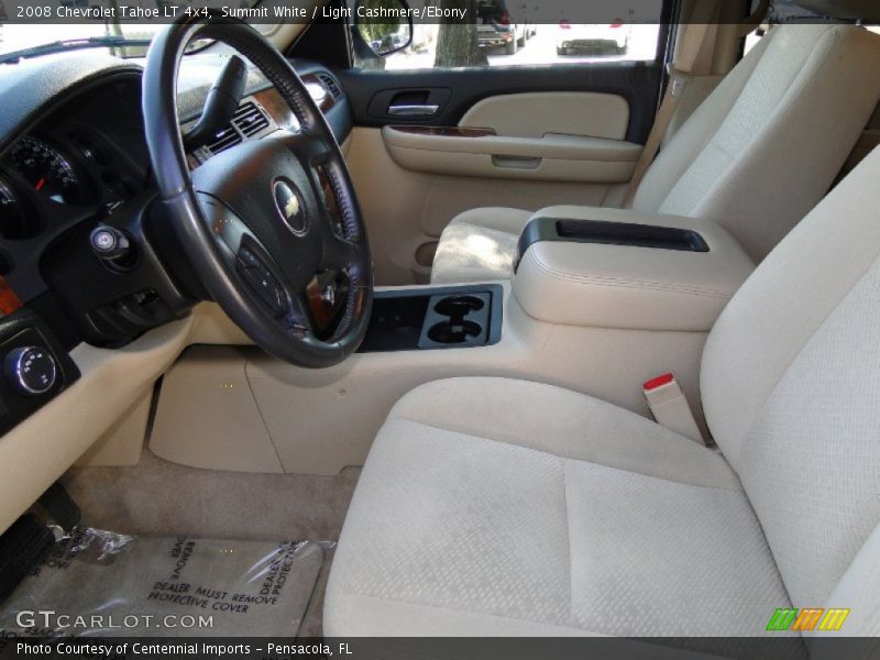 Summit White / Light Cashmere/Ebony 2008 Chevrolet Tahoe LT 4x4