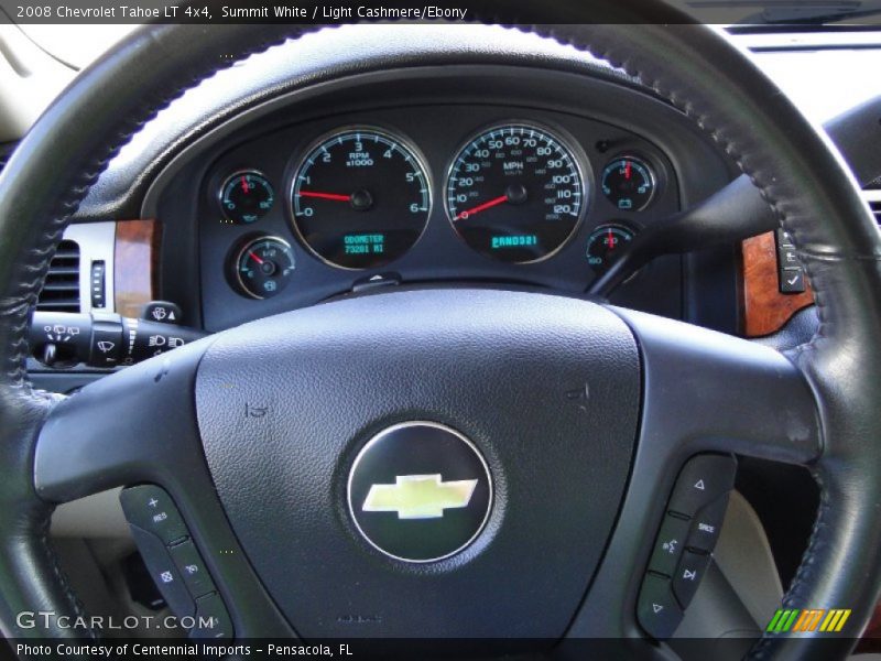 Summit White / Light Cashmere/Ebony 2008 Chevrolet Tahoe LT 4x4