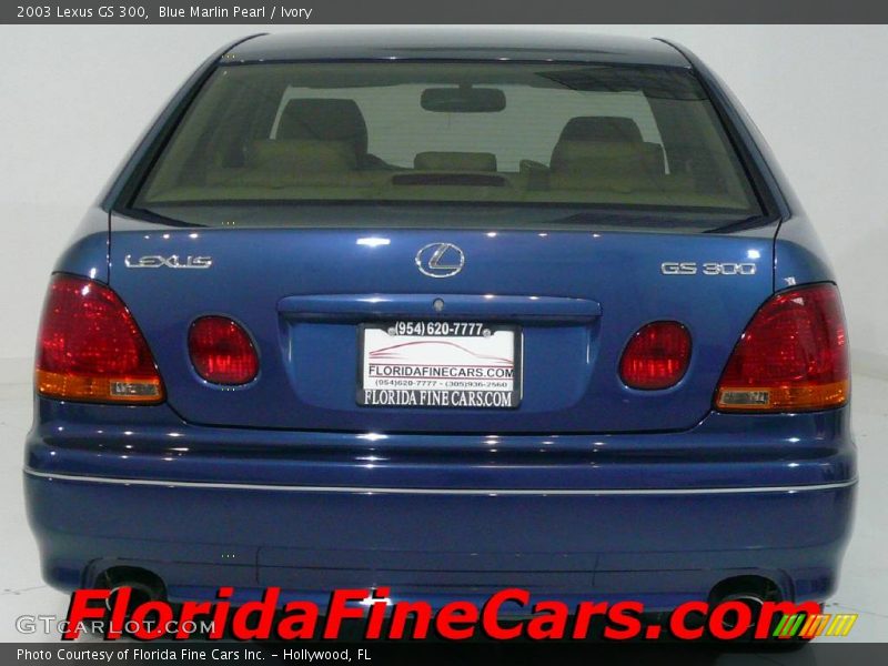 Blue Marlin Pearl / Ivory 2003 Lexus GS 300