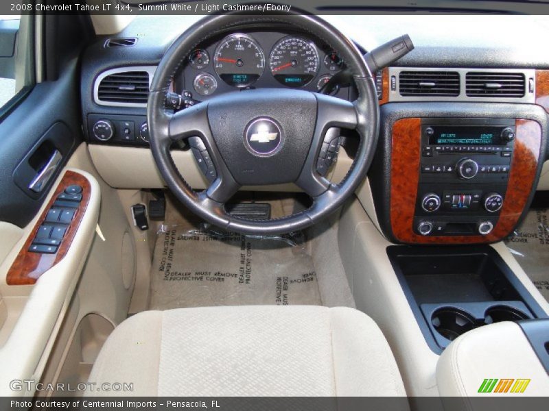 Summit White / Light Cashmere/Ebony 2008 Chevrolet Tahoe LT 4x4