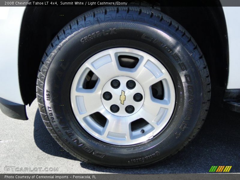 Summit White / Light Cashmere/Ebony 2008 Chevrolet Tahoe LT 4x4