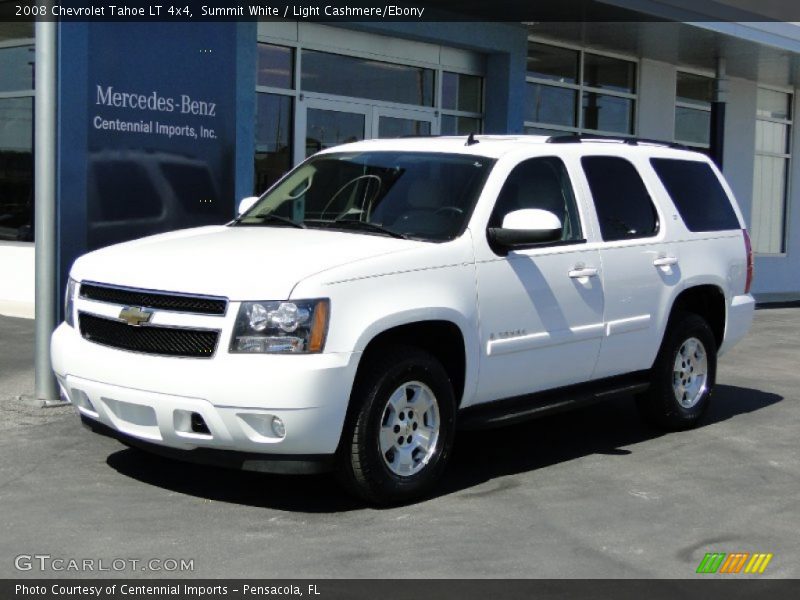 Summit White / Light Cashmere/Ebony 2008 Chevrolet Tahoe LT 4x4