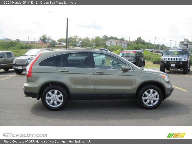 Green Tea Metallic / Ivory 2009 Honda CR-V EX-L