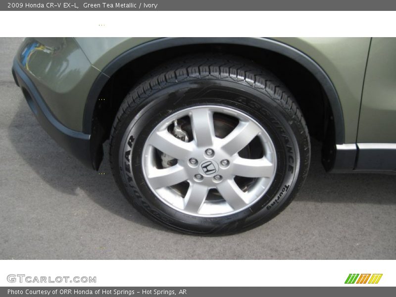 Green Tea Metallic / Ivory 2009 Honda CR-V EX-L