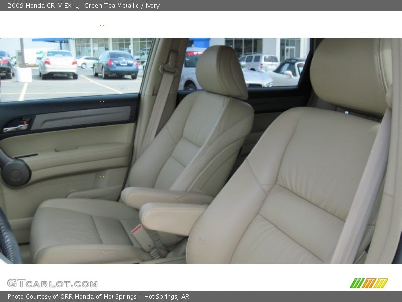 Green Tea Metallic / Ivory 2009 Honda CR-V EX-L