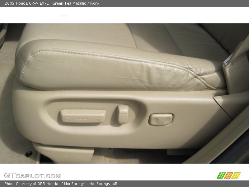Green Tea Metallic / Ivory 2009 Honda CR-V EX-L