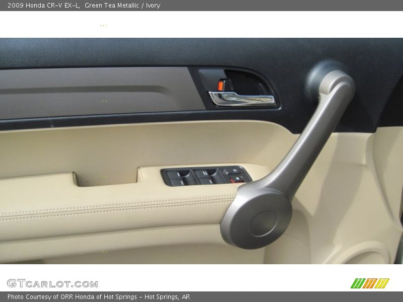 Green Tea Metallic / Ivory 2009 Honda CR-V EX-L