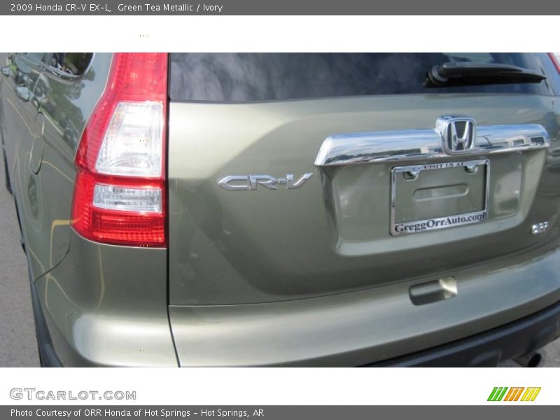 Green Tea Metallic / Ivory 2009 Honda CR-V EX-L