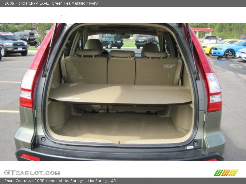 Green Tea Metallic / Ivory 2009 Honda CR-V EX-L