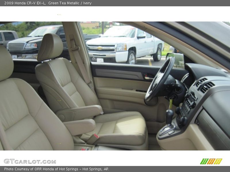 Green Tea Metallic / Ivory 2009 Honda CR-V EX-L
