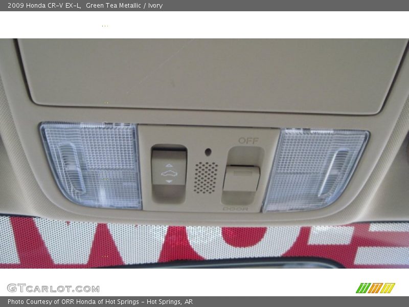 Green Tea Metallic / Ivory 2009 Honda CR-V EX-L