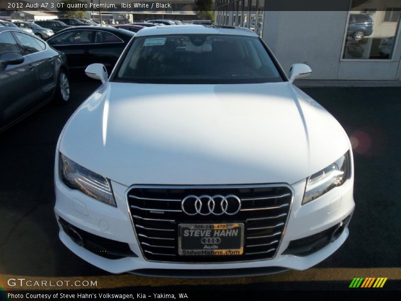 Ibis White / Black 2012 Audi A7 3.0T quattro Premium