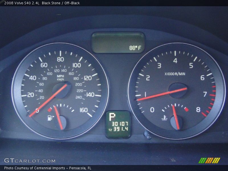 Black Stone / Off-Black 2008 Volvo S40 2.4i