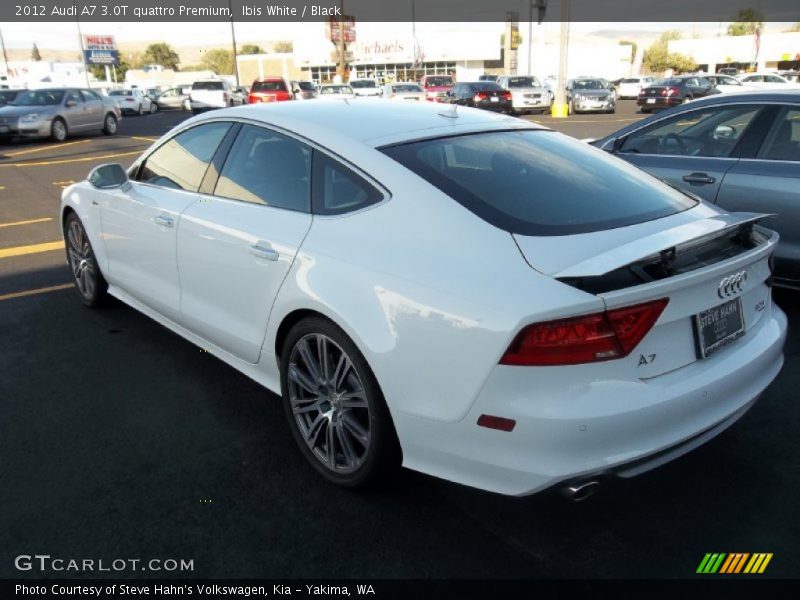 Ibis White / Black 2012 Audi A7 3.0T quattro Premium