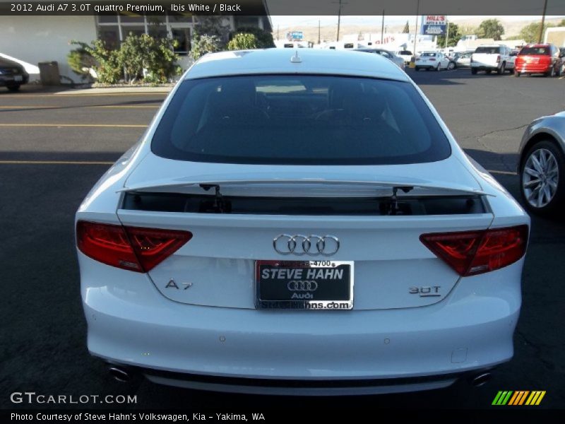 Ibis White / Black 2012 Audi A7 3.0T quattro Premium