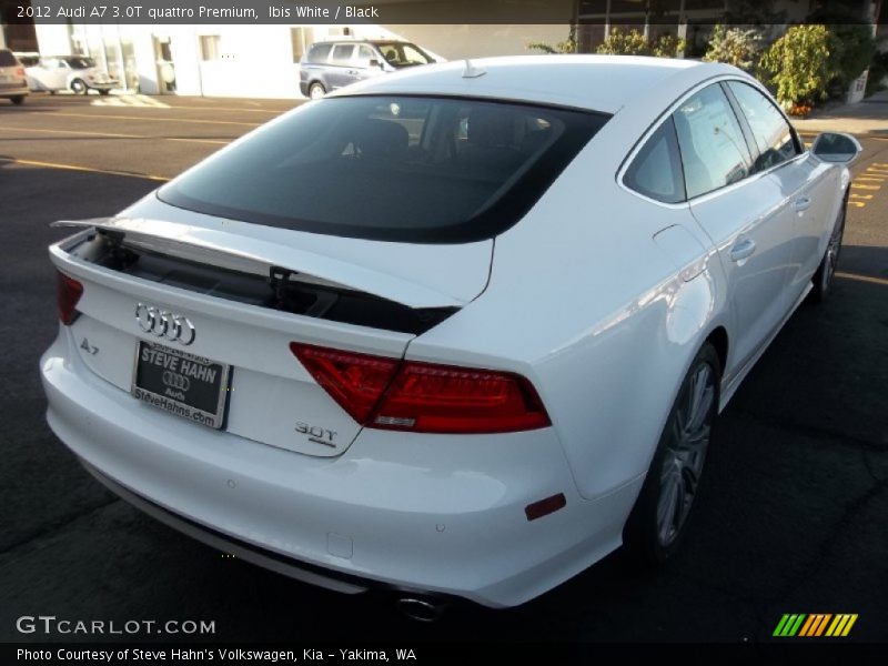 Ibis White / Black 2012 Audi A7 3.0T quattro Premium