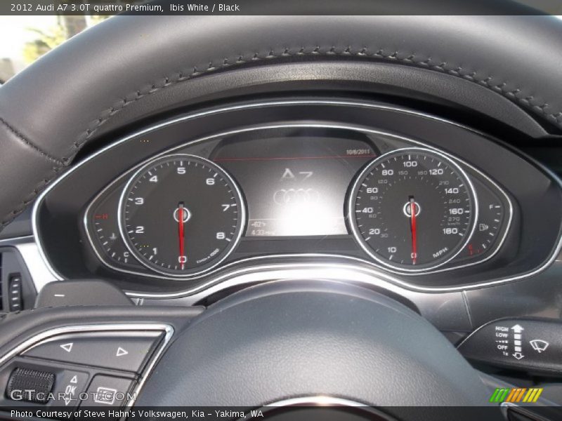  2012 A7 3.0T quattro Premium 3.0T quattro Premium Gauges