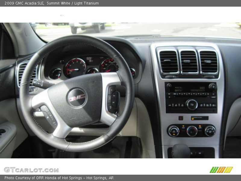 Summit White / Light Titanium 2009 GMC Acadia SLE