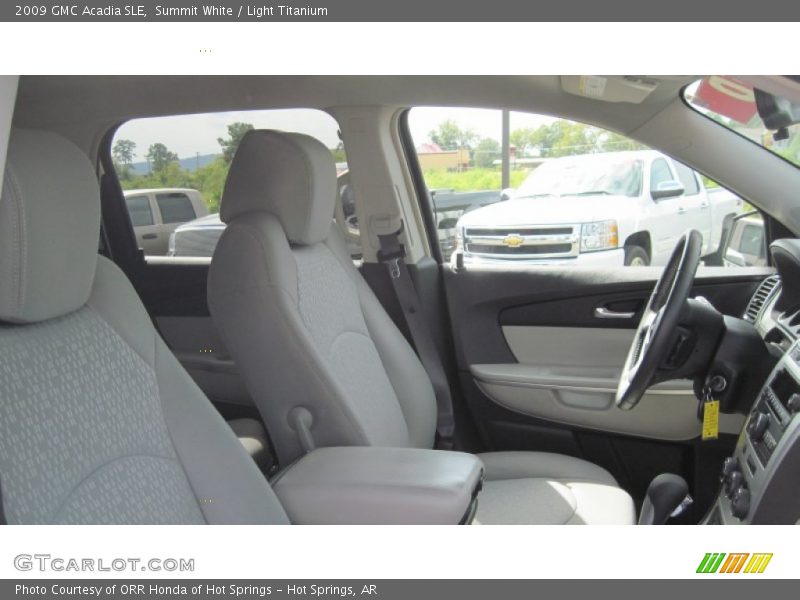 Summit White / Light Titanium 2009 GMC Acadia SLE