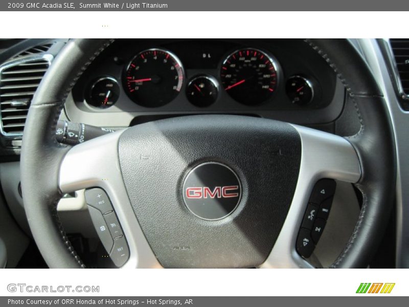Summit White / Light Titanium 2009 GMC Acadia SLE