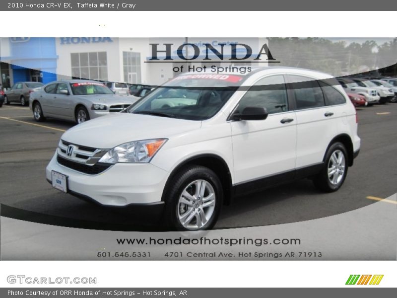 Taffeta White / Gray 2010 Honda CR-V EX