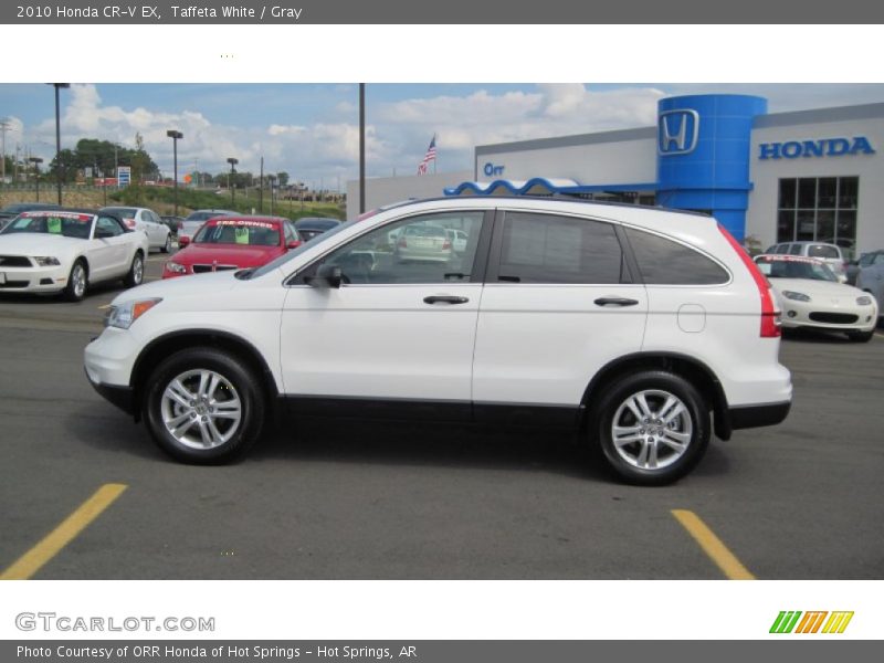 Taffeta White / Gray 2010 Honda CR-V EX