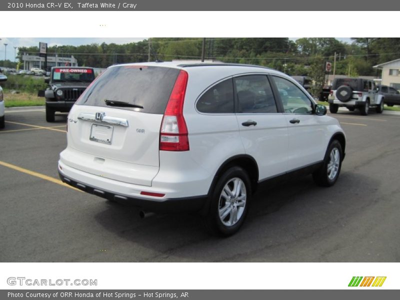 Taffeta White / Gray 2010 Honda CR-V EX
