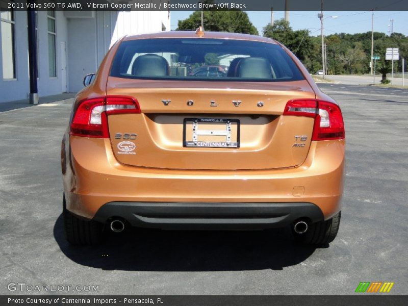 Vibrant Copper Metallic / Beechwood Brown/Off Black 2011 Volvo S60 T6 AWD