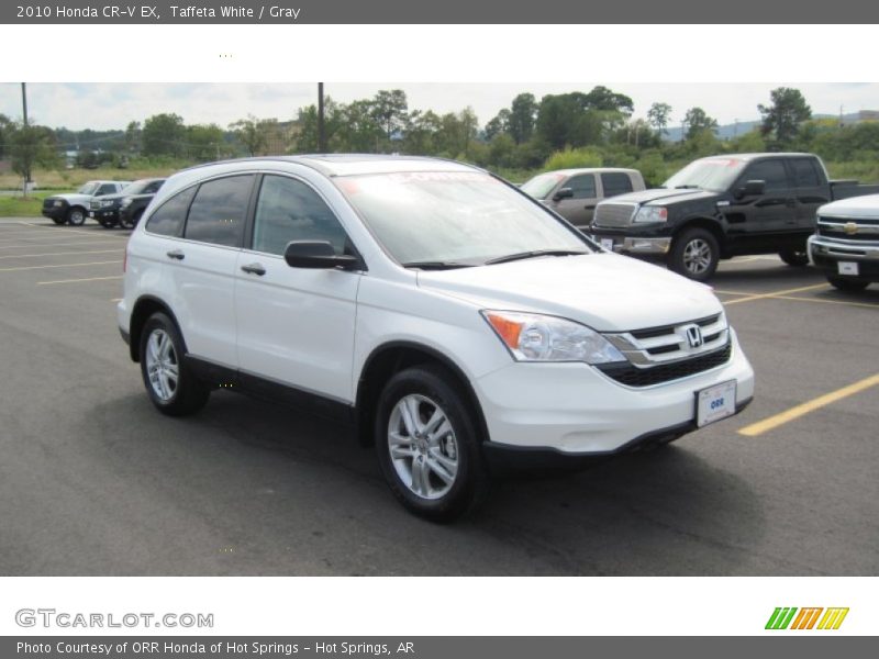 Taffeta White / Gray 2010 Honda CR-V EX