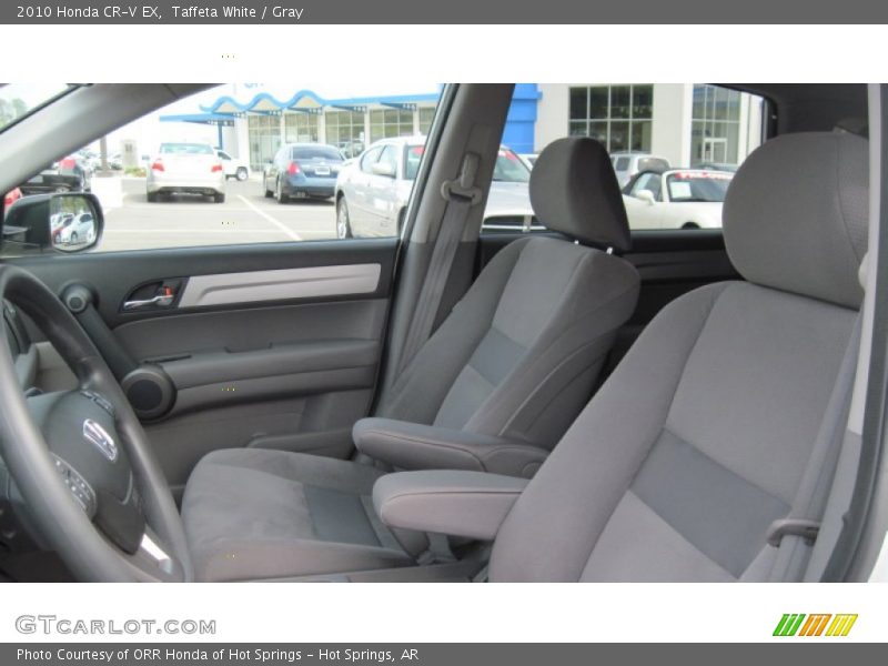 Taffeta White / Gray 2010 Honda CR-V EX