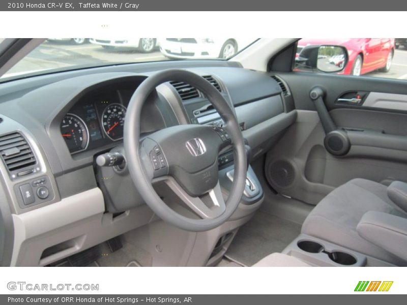 Taffeta White / Gray 2010 Honda CR-V EX
