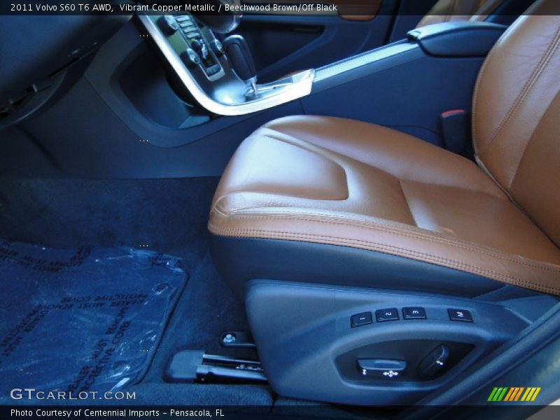 Vibrant Copper Metallic / Beechwood Brown/Off Black 2011 Volvo S60 T6 AWD
