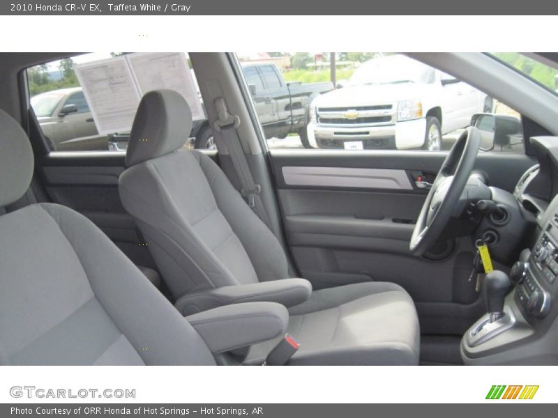 Taffeta White / Gray 2010 Honda CR-V EX
