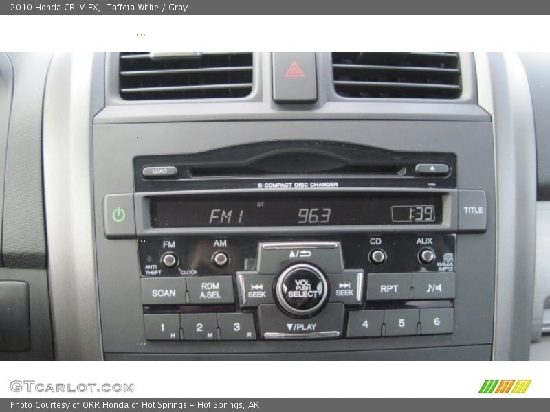 Taffeta White / Gray 2010 Honda CR-V EX