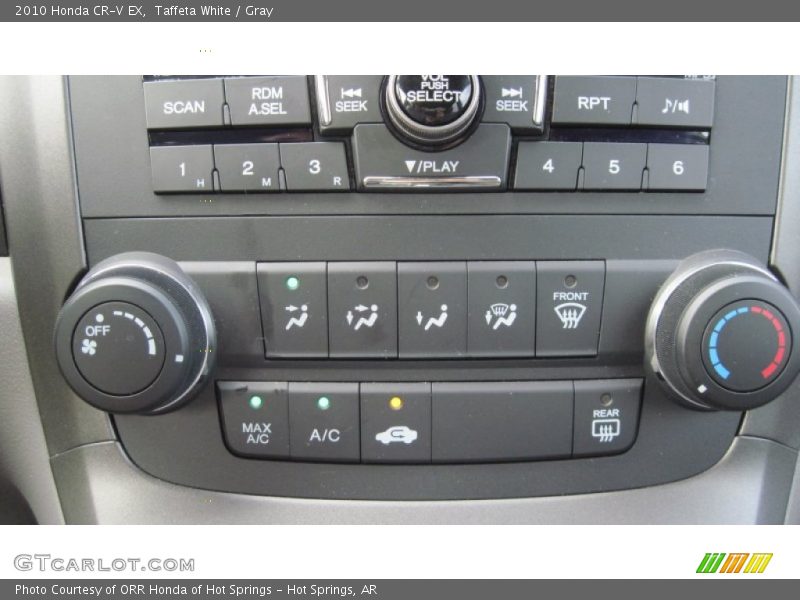 Taffeta White / Gray 2010 Honda CR-V EX