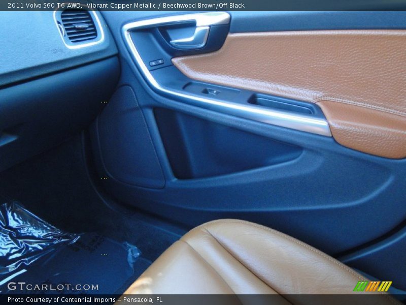 Vibrant Copper Metallic / Beechwood Brown/Off Black 2011 Volvo S60 T6 AWD