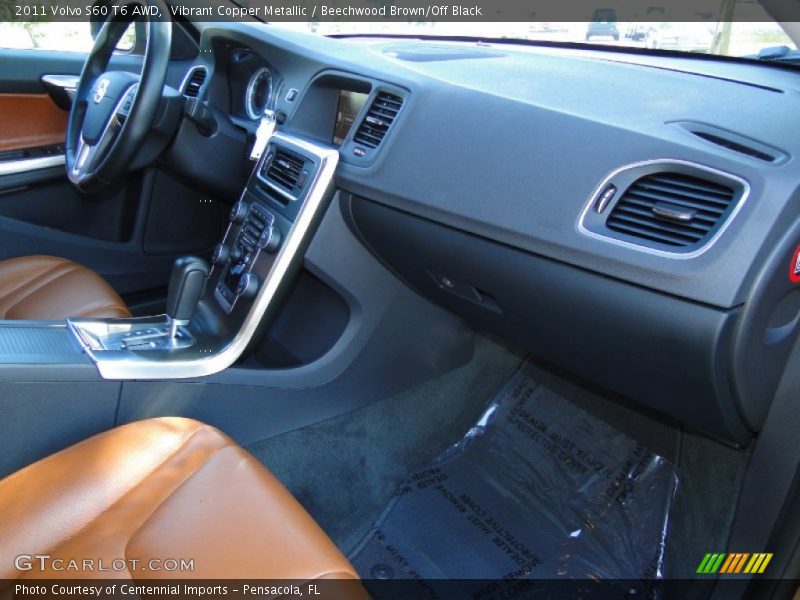 Vibrant Copper Metallic / Beechwood Brown/Off Black 2011 Volvo S60 T6 AWD
