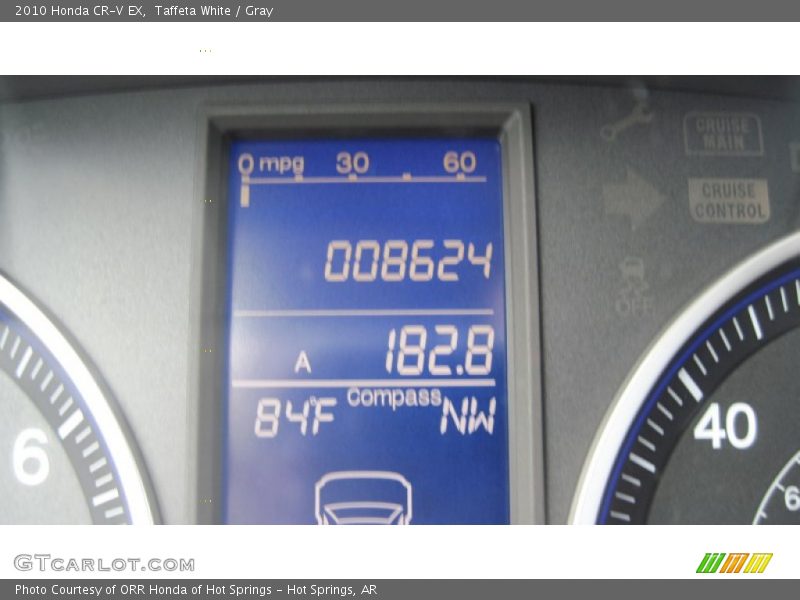 Taffeta White / Gray 2010 Honda CR-V EX