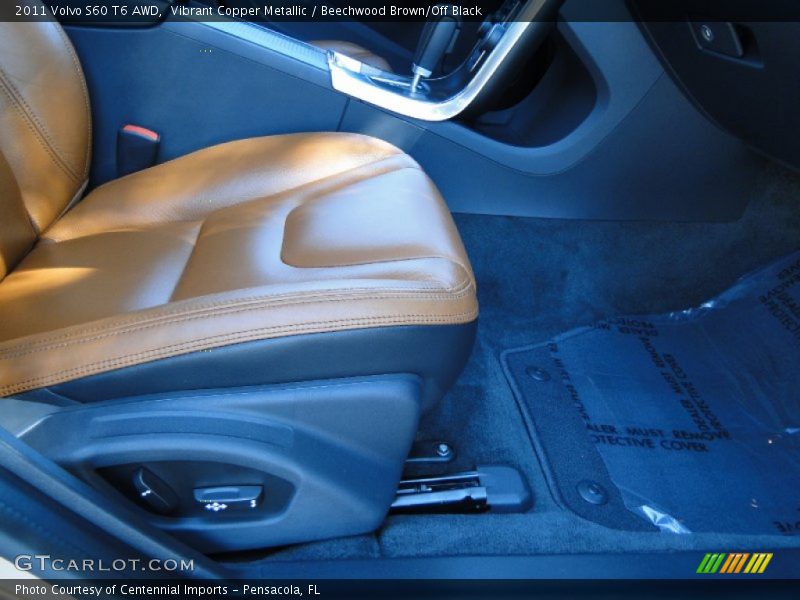 Vibrant Copper Metallic / Beechwood Brown/Off Black 2011 Volvo S60 T6 AWD
