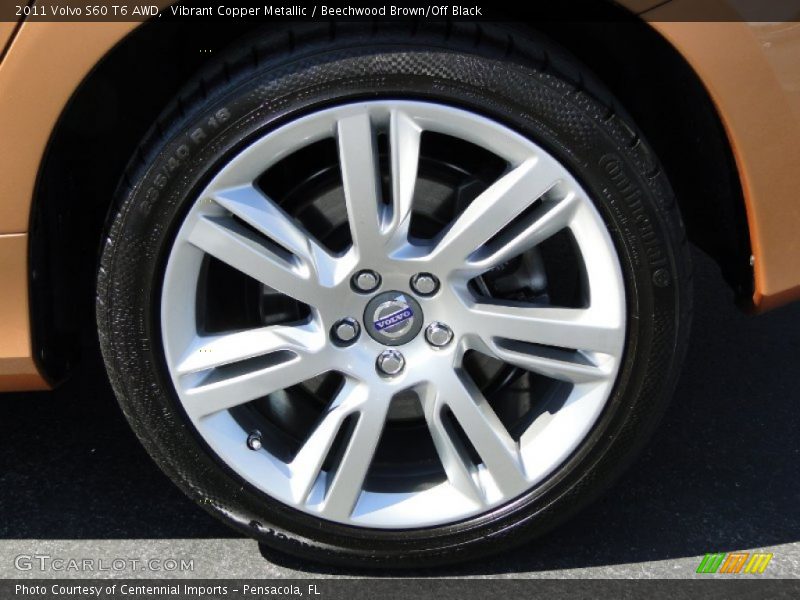 Vibrant Copper Metallic / Beechwood Brown/Off Black 2011 Volvo S60 T6 AWD