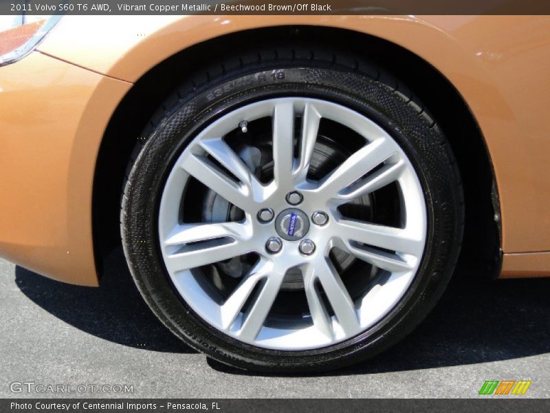Vibrant Copper Metallic / Beechwood Brown/Off Black 2011 Volvo S60 T6 AWD